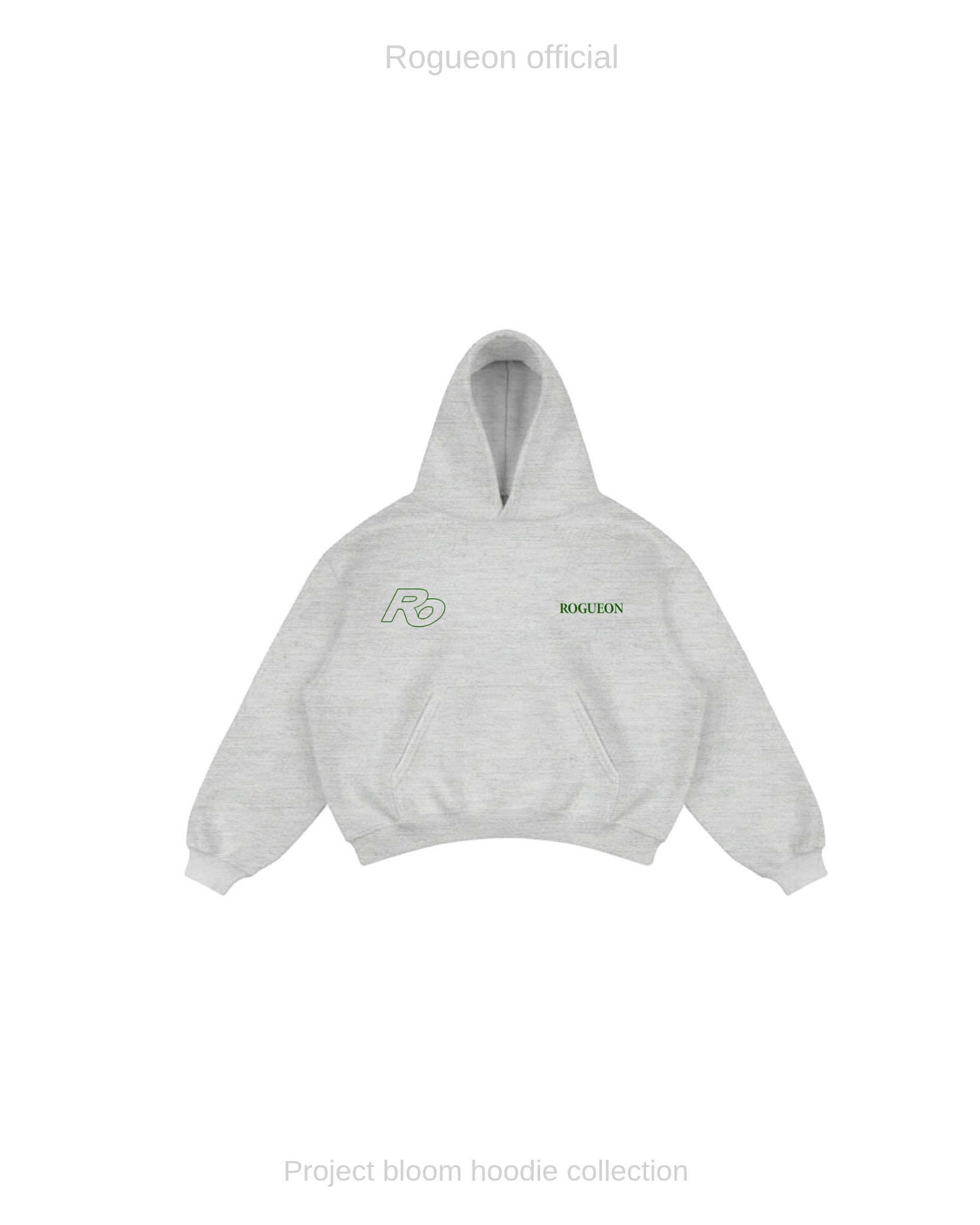 Grey project bloom hoodie